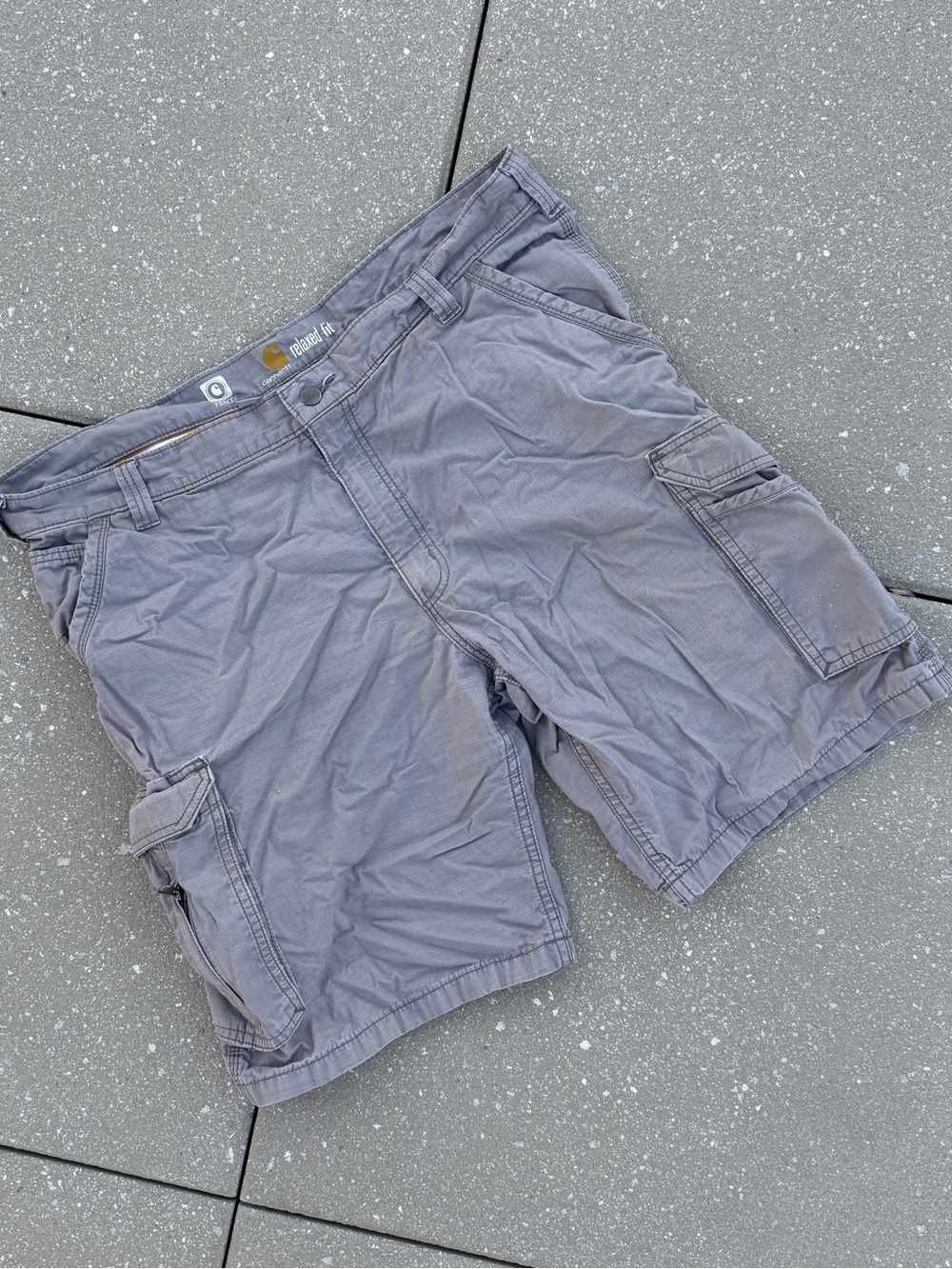 Grey Carhartt Cargo Shorts